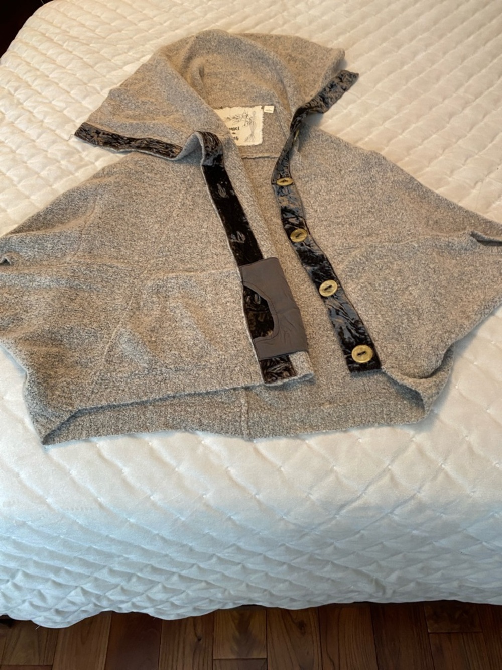 Angel of the North poncho -cardigan ladies size S